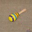 Maracas lemn mic curcubeu