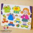 Puzzle imbraca fetita