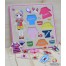Puzzle incastru lemn imbraca fetita