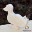 Figurina Rata lemn natur 14cm