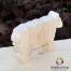 Figurina Oaie lemn natur 12cm