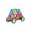 Set constructie 3D magnetic Magspace 25 Piese Mini Karting Set 9