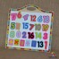 Tabla magnetica cu cifre din lemn M1