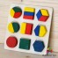 Puzzle lemn 3D cu forme geometrice m1