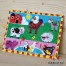 Puzzle incastru lemn ferma animalelor