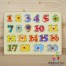 Puzzle incastru lemn cu cifre M9