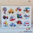 Puzzle lemn incastru cu vehicule