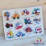 Puzzle lemn incastru cu vehicule