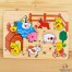 Puzzle incastru lemn ferma animalelor N2