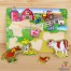 Puzzle incastru lemn ferma animalelor N3