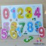 Puzzle incastru lemn cifre C1