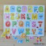 Puzzle incastru lemn literele alfabetului