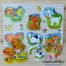 Puzzle din lemn 3D cu animale domestice