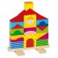 Puzzle vertical lemn Casuta Goki 3