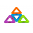 Set constructie 3D Magspace 10 piese Triangle Set Rezerve Magnetice 2