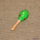 Maracas lemn mic verde