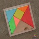 Puzzle lemn Tangram