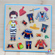 Puzzle incastru lemn imbraca baietelul