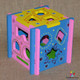 Cub lemn sortator forme geometrice