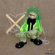 Marioneta lemn Clovn verde