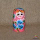 Matrioska lemn roz