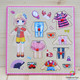 Puzzle incastru lemn imbraca fetita
