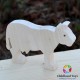 Figurina Vaca lemn natur 16cm