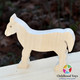 Figurina Cal lemn natur