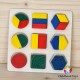 Puzzle lemn 3D cu forme geometrice m1