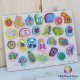 Puzzle incastru lemn litere A2