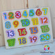 Puzzle incastru lemn cifre A1