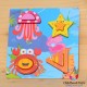 Puzzle relief 3D animale marine