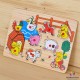 Puzzle incastru lemn ferma animalelor N2