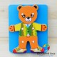 Puzzle din lemn ursulet