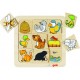 Puzzle lemn incastru Cine si unde traieste 1